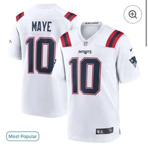 NWT Nike New England Patriots Drake Maye Jersey